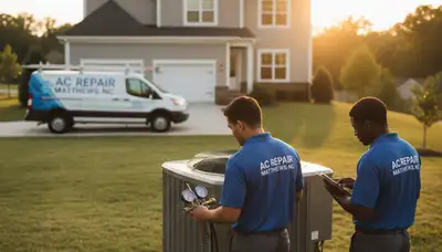Professional AC repair service in Charlotte NC by certified HVAC technicians